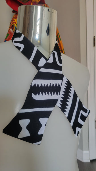 Men's patterned bowtie - double sided