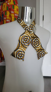 Men's patterned bowtie - double sided